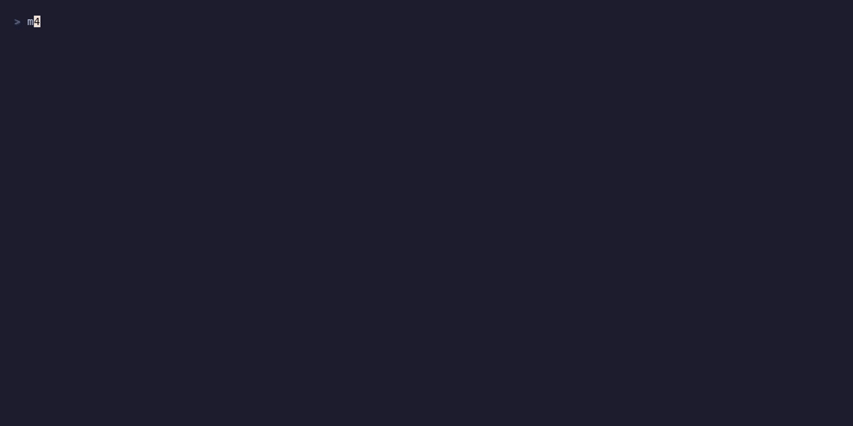 CLI benchmarks list