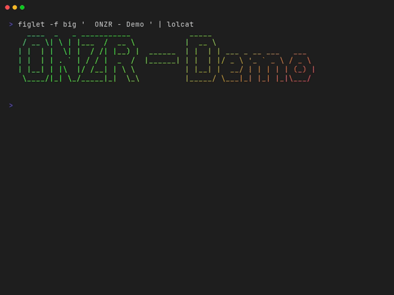 Onzr Demo VHS